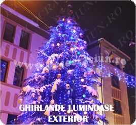ghirlande luminoase de exterior cu leduri instalatii profesionale