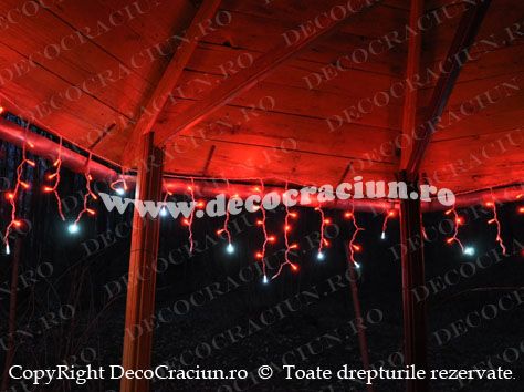 turturi luminosi streasina casa led si flash 6m interconectabili