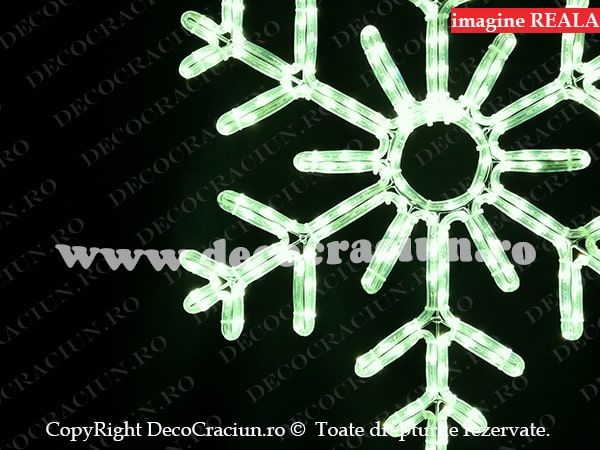 Fulg de zapada de exterior 60cm tub luminos leduri albe efect stroboscopic