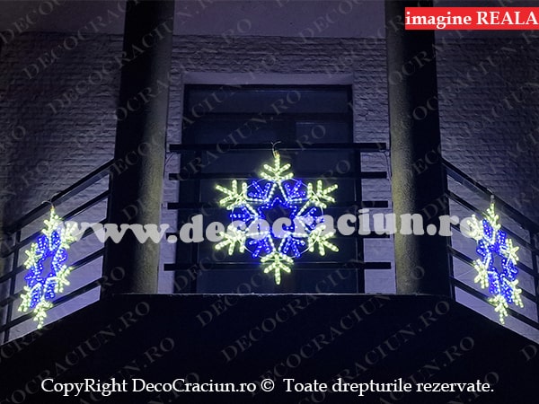 Fulg de zapada luminos de exterior 80cm conectabil