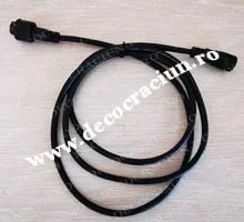 Cablu negru de prelungire pt. instalatiile de Craciun
