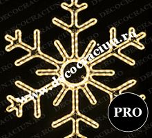 Fulg de zapada de exterior cu leduri alb cald 60cm conectabil