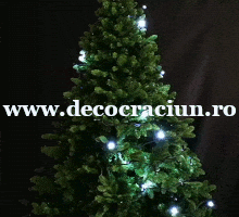 Ghirlanda luminoasa exterior Craciun leduri efect stroboscopic