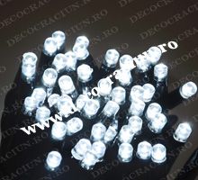 Instalatie luminoasa solara cu leduri albe de exterior