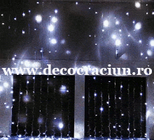 Perdea lumini Craciun exterior 2x6m leduri alb rece stroboscopic