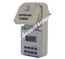 Priza de exterior programabila Priza programabila de exterior